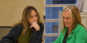 Balotaje 2023: Malena Galmarini, directora de AySa; y Liliana Montero, funcionaria de la Municipalidad de Córdoba (de Martín Llaryora). (La Voz)