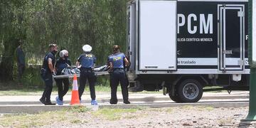 Encontraba el cuerpo sin vida de una mujer mayor en Maipú.
Foto: José Gutierrez / Los Andes