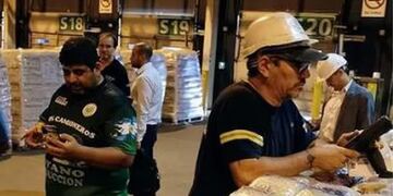 Malestar por la irrupción de camioneros en los supermercados para el control de precios.