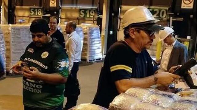 Malestar por la irrupción de camioneros en los supermercados para el control de precios.