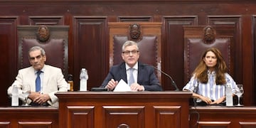 Presidente de la Corte Suprema de Justicia  Tucumán , Dr Daniel Leiva