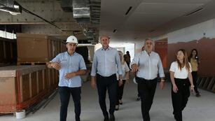 Recorrida por la obra del nuevo Hospital de Rafaela