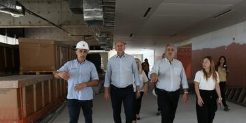 Recorrida por la obra del nuevo Hospital de Rafaela
