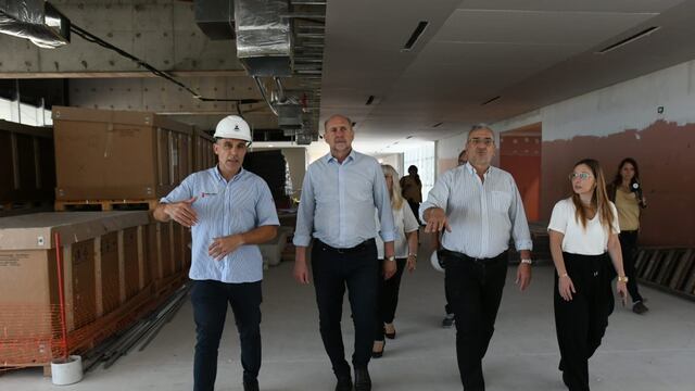 Recorrida por la obra del nuevo Hospital de Rafaela
