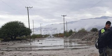 Así quedó la ruta que conduce a Animaná después de la tormenta en Salta
