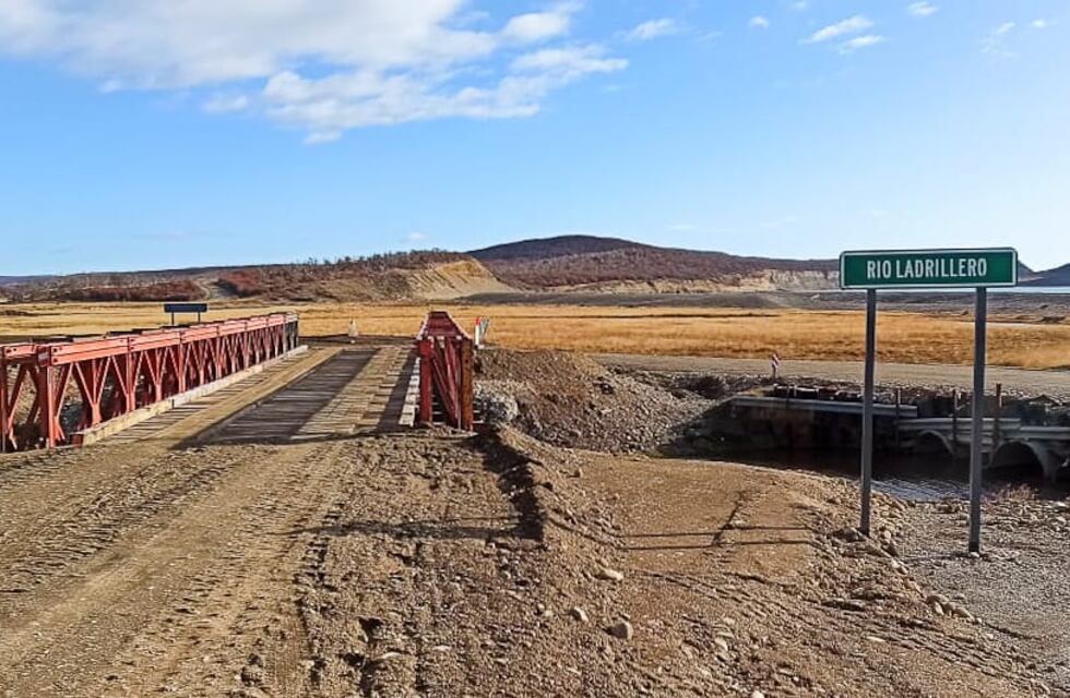Tierra del Fuego: reforzaron la conexión vial con el cambio de puente en la ruta nacional “A”