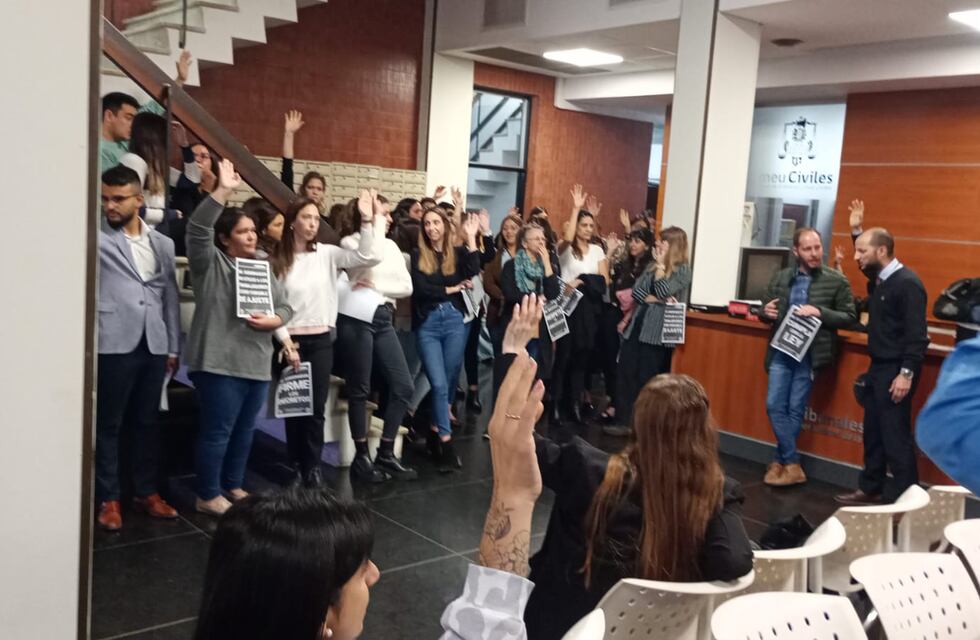 Judiciales de Rafaela avalaron un paro para este jueves