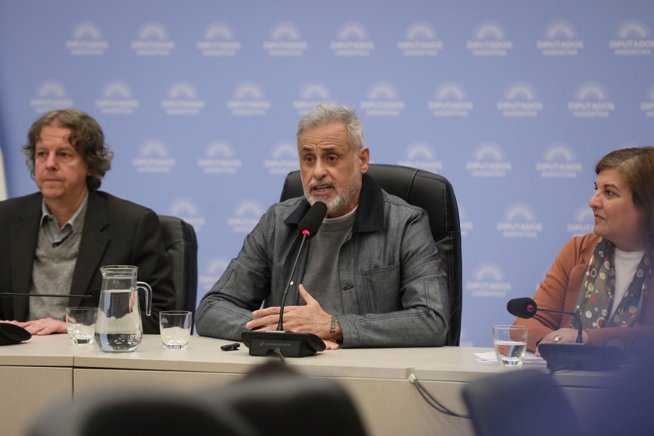 El periodista Jorge Rial expuso ante diputados de la Comisión de Libertad de Expresión (Foto: HCDN)