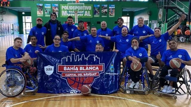 DUBa con el puntaltense Leo Sarraúa ganó el primer cuadrangular del año en básquet en silla de ruedas.