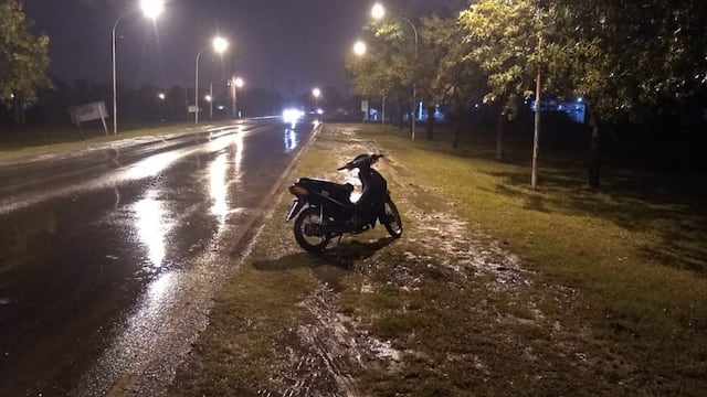 Una mujer que circulaba en una motocicleta, chocó contra un caballo y murió.