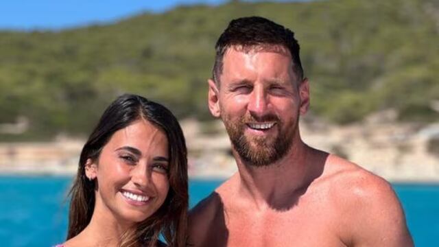 Messi y Antonela disfrutan de sus vacaciones