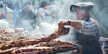Campeonato Federal de Asado. (Archivo / Clarín)