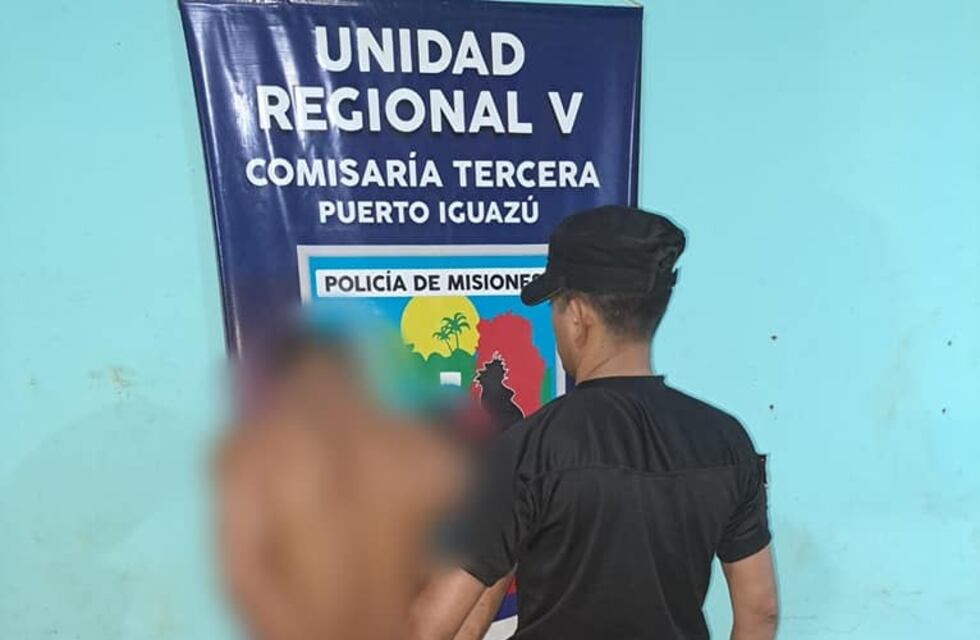 Puerto Iguazú: intentaba escapar con una bomba de agua robada y fue detenido