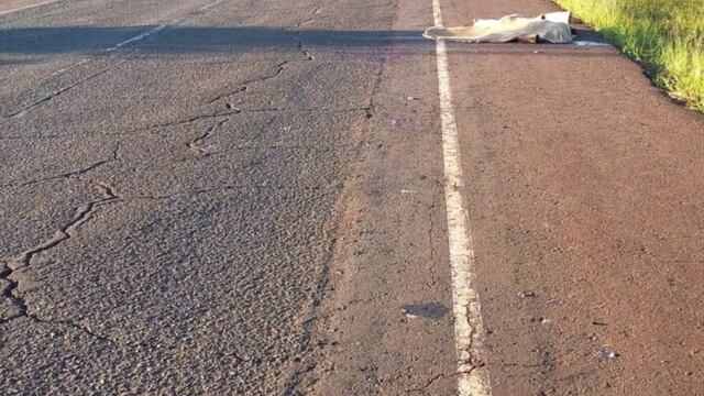 Atropelló y dejó abandonado a un peatón en Ruiz de Montoya.