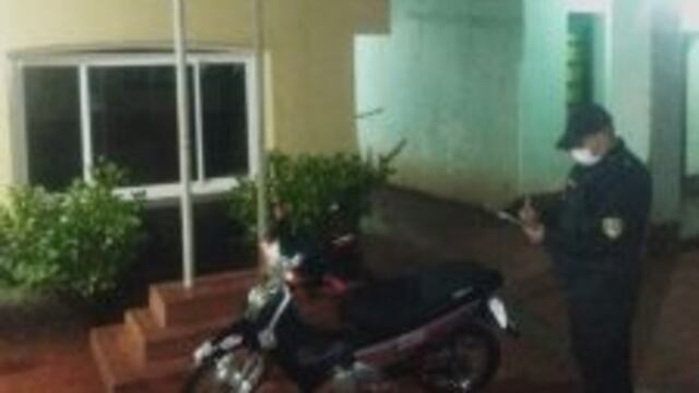 Guaraní | la Policía demoró a dos jóvenes por realizar maniobras peligrosas con una motocicleta sobre la Ruta Nacional 14