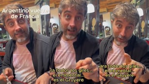 Argentino volvió al país de Francia, probó un postre que no conseguía y su reacción fue viral en TikTok