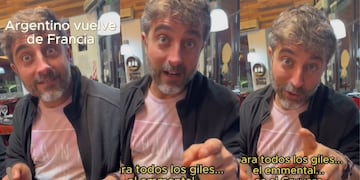 Argentino volvió al país de Francia, probó un postre que no conseguía y su reacción fue viral en TikTok