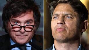 Javier Milei y Axel Kicillof