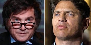 Javier Milei y Axel Kicillof