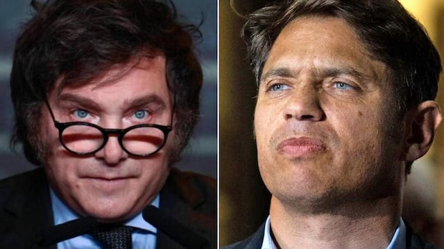 Javier Milei y Axel Kicillof