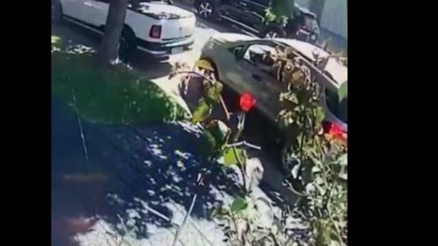 El delincuente tardó un minuto y medio en hacerlo