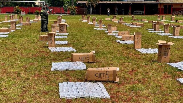 Secuestran contrabando de cigarrillos en la zona Norte provincial.