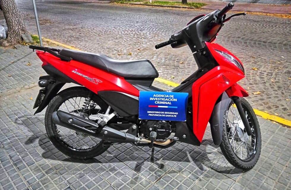 La AIC recuperó una moto robada en Rafaela