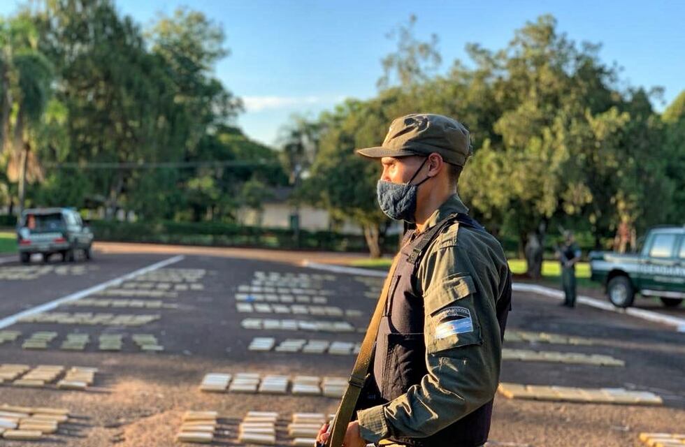 San Ignacio: Gendarmería incautó un cargamento de marihuana valuado en más de 3 millones de pesos
