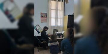 Estaban en lo de una amiga en Colonia Alberdi.