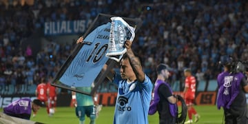 Belgrano y el reconocimiento a Lucas Zelarayán, el ídolo que volvió a Alberdi (Facundo Luque / La Voz).