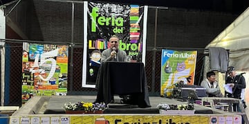 Álvaro Román Rojas Díaz presentó este domingo en la Feria del Libro Jujuy el trabajo "Del calendario escolar a la escena", y el unipersonal "Relatos hechizados".