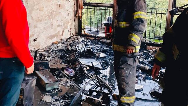 Las llamas dañaron las oficinas del tercer piso del área de Desarrollo Humano y Hábitat en Santa Fe al 500.