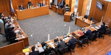 Tercera jornada del juicio por balaceras en Rosario. (@MauroYasprizza)