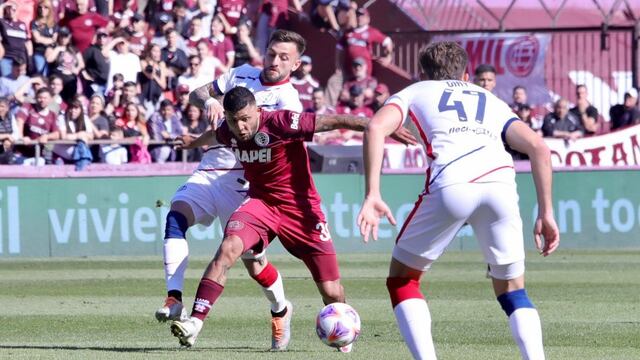 Lanús le está ganando 1 a 0 a San Lorenzo. Foto: @ClubLanus