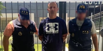 Detención de Diego Hernán Dirisio, contrabandista de armas (Gentileza ABC Noticias).