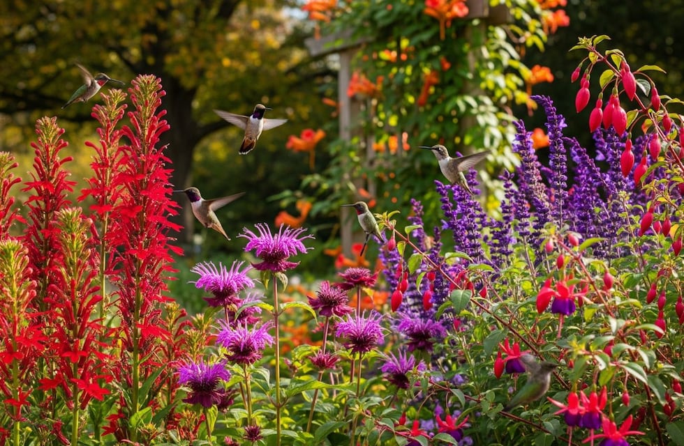 Cuáles son las tres plantas fáciles de sembrar y que atraen a los colibríes en septiembre