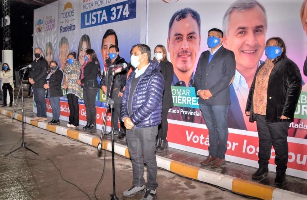 Omar Gutiérrez lleva al electorado mensaje de civismo y compromiso