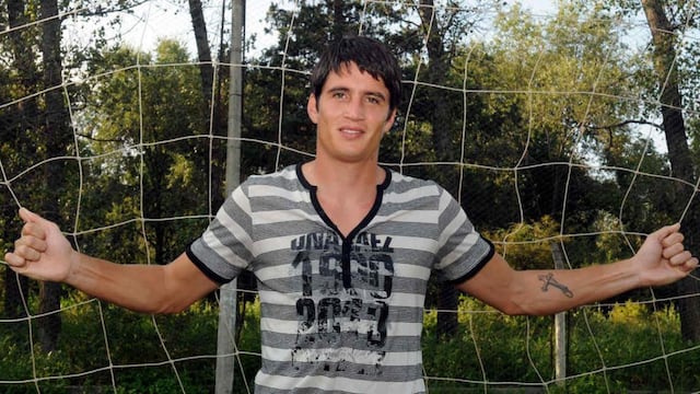 Leandro Requena en sus tiempos en Talleres. Desde 2020 ataja en Chile (Foto: La Voz).