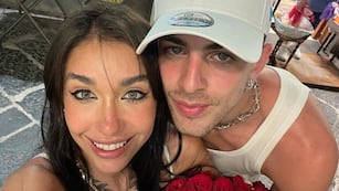 El romántico reencuentro de María Becerra y Rei: así festejaron su primer aniversario