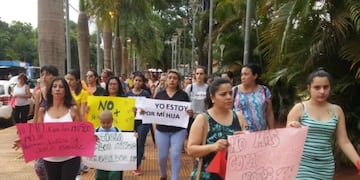 Marchas del grupo de mujeres autoconvocadas de Puerto Iguazú