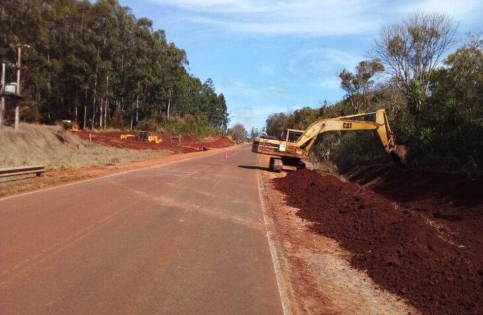 Se realizan obras sobre la Ruta Provincial N°19