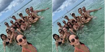 Roberto y sus 10 nietos en un hermoso viaje.