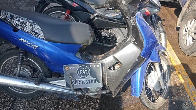 La moto sobre la cual pesaba un pedido de secuestro desde 2006