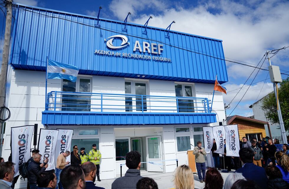 Melella encabezó la inauguración de la renovada sede de AREF en Río Grande