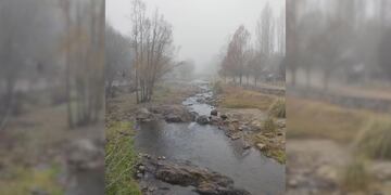 Así amaneció El Trapiche: mirá las postales mágicas llenas de neblina y un paisaje único