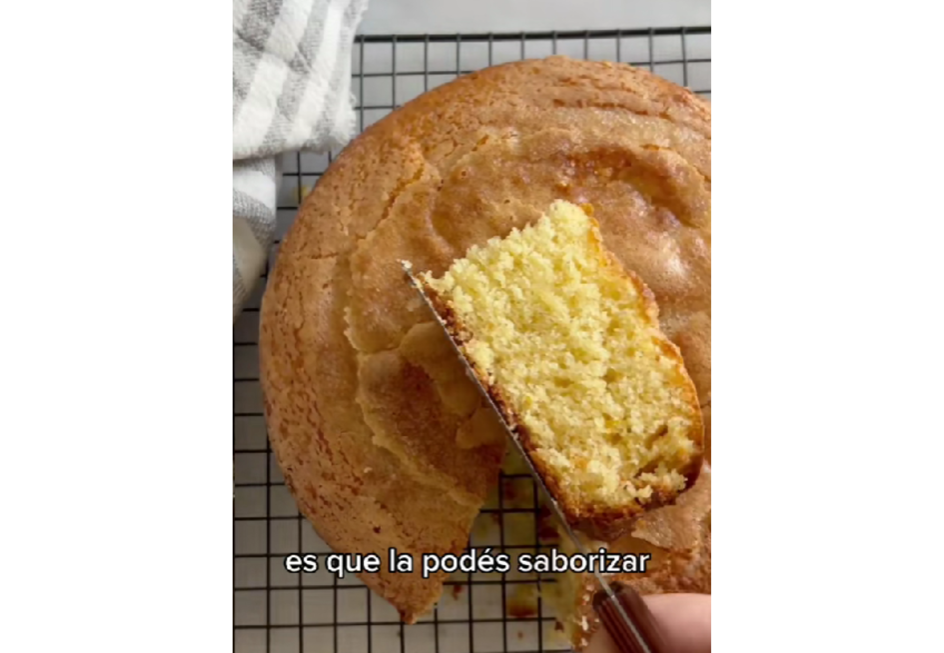 La receta de torta matera con 5 ingredientes.