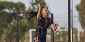 Betina Soriano y sus sueños de ascenso con Talleres. Pionera del fútbol femenino en Córdoba (Prensa Talleres).