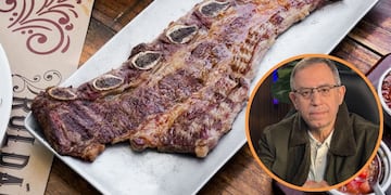 Carlos Maslatón compartió el ticket de la parrilla Roldán