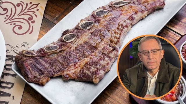 Carlos Maslatón compartió el ticket de la parrilla Roldán