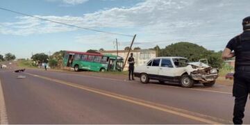 Varios heridos tras un triple choque en Oberá